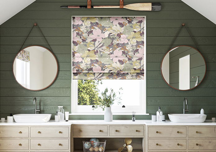 Maisie, Aubergine - Roman Blind - Image 3